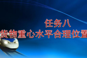 <em>課件</em>：<em>鐵道</em><em>交通</em><em>運營</em><em>管理</em><em>專業(yè)</em>《<em>鐵路</em><em>普通</em><em>貨物運輸</em>—4.2 <em>貨物</em><em>重心</em><em>水平</em><em>合理</em><em>位置</em>的<em>確定</em>（一）》