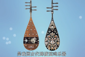 五弦<em>琵琶</em>：我國古代彈撥弦鳴樂器