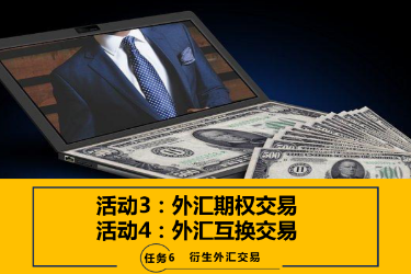 <em>課件</em>：<em>國際金融</em>、<em>金融</em><em>服務</em><em>與</em><em>管理</em>、<em>國際經(jīng)濟</em><em>與</em><em>貿(mào)易</em><em>專業(yè)</em>《<em>國際金融</em>—-6.3&4<em>外匯</em>期權(quán)交易及<em>外匯</em>互換交易》
